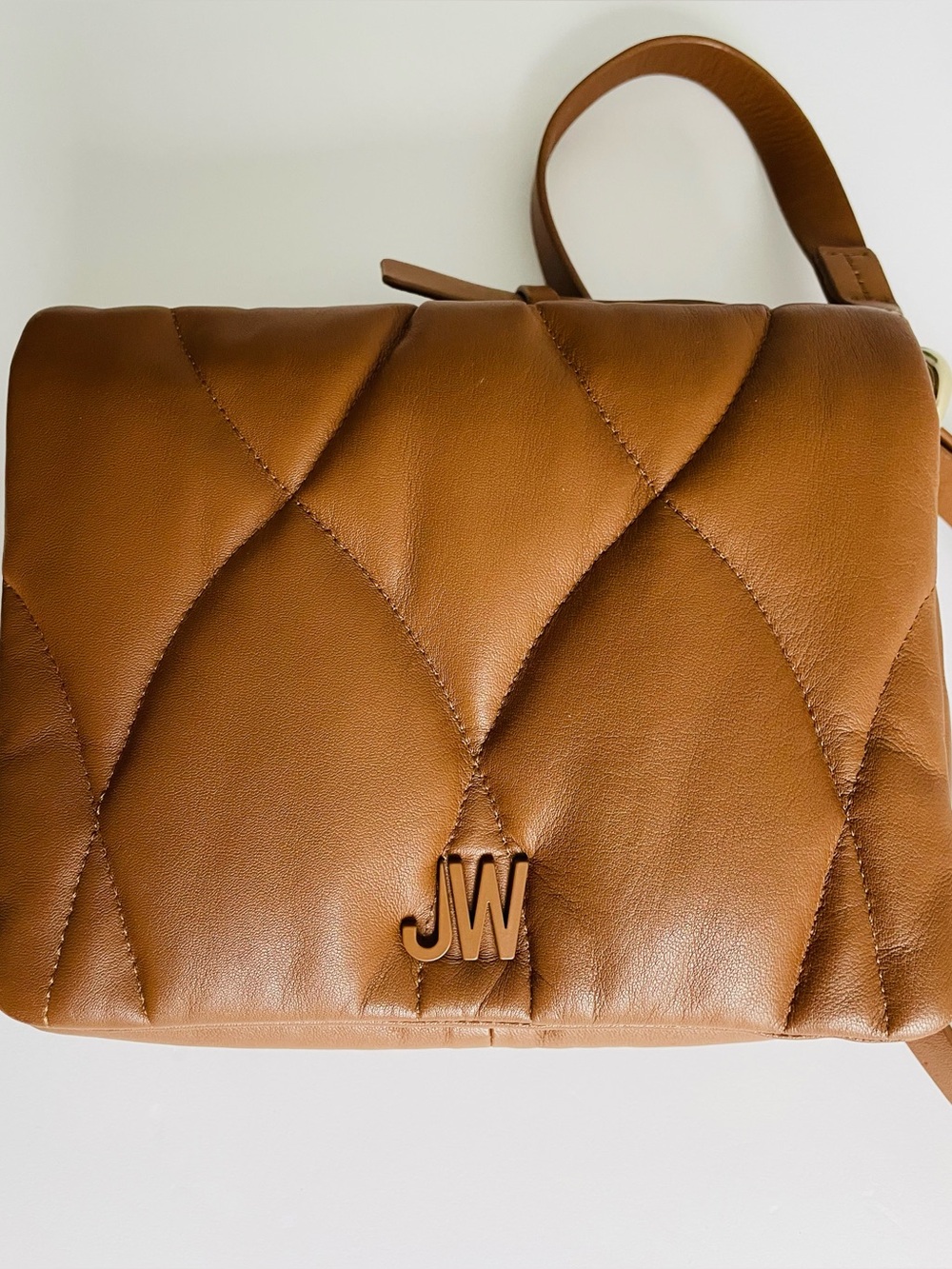 Jason Wu Quilted Brown Crossbody Bag